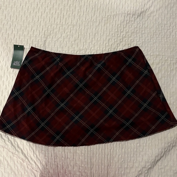 Wild Fable Tartan Mini Skirt in Red and Black - Picture 4 of 6